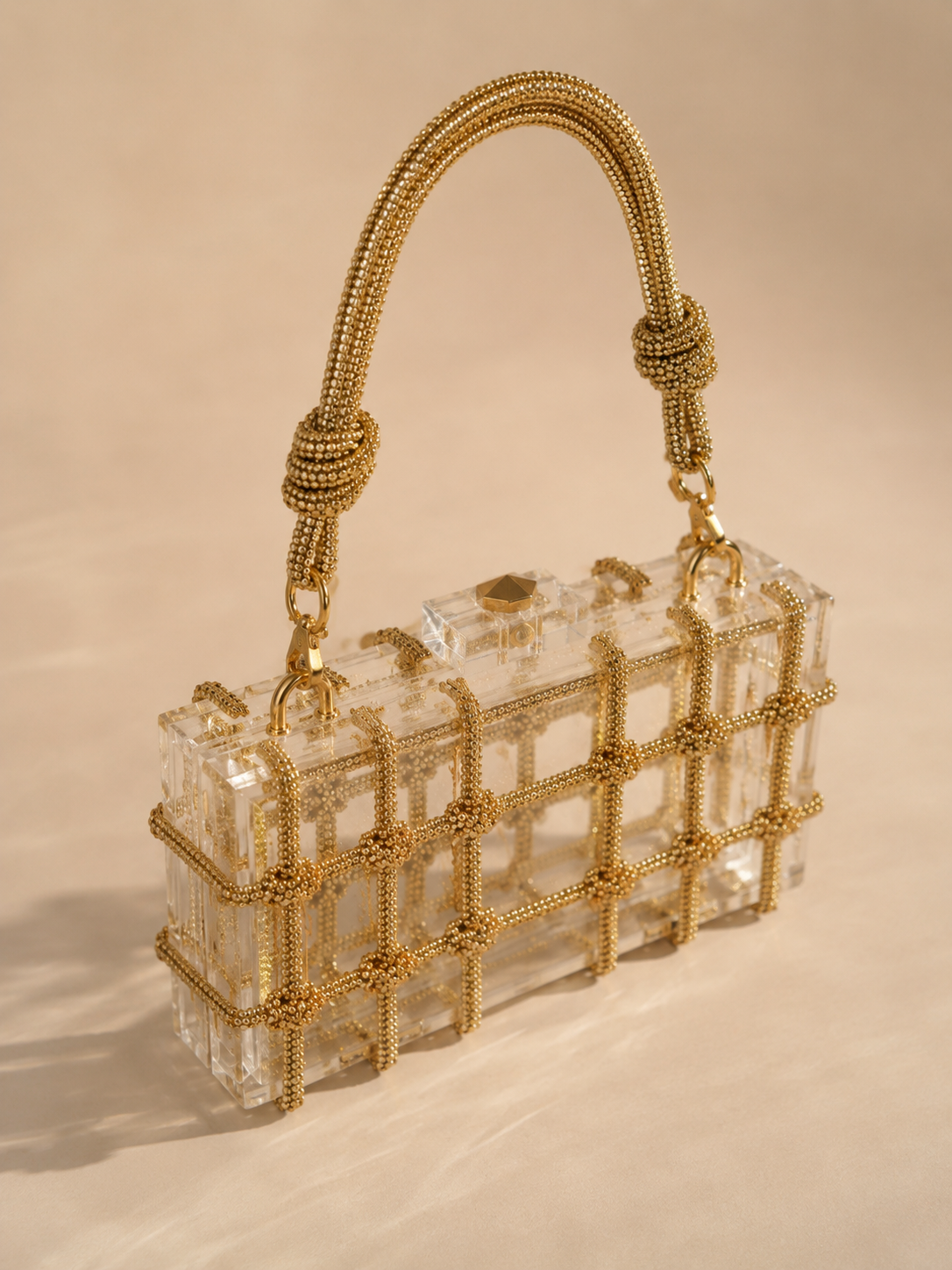 Bolso Crystal Gold