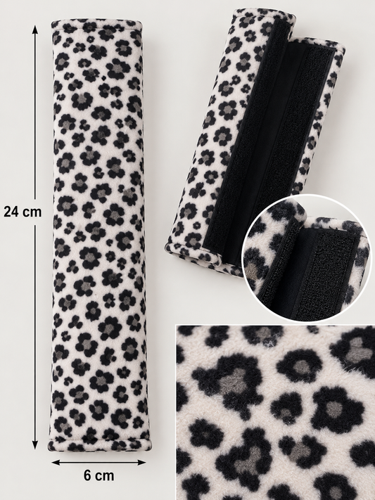 Housses de ceinture de sécurité léopard · Lot de 2
