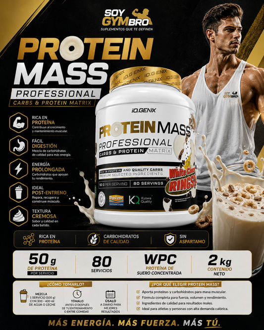 PROTEIN MASS PROFESSIONAL | iO.GENIX | Carbs & Protein Matrix