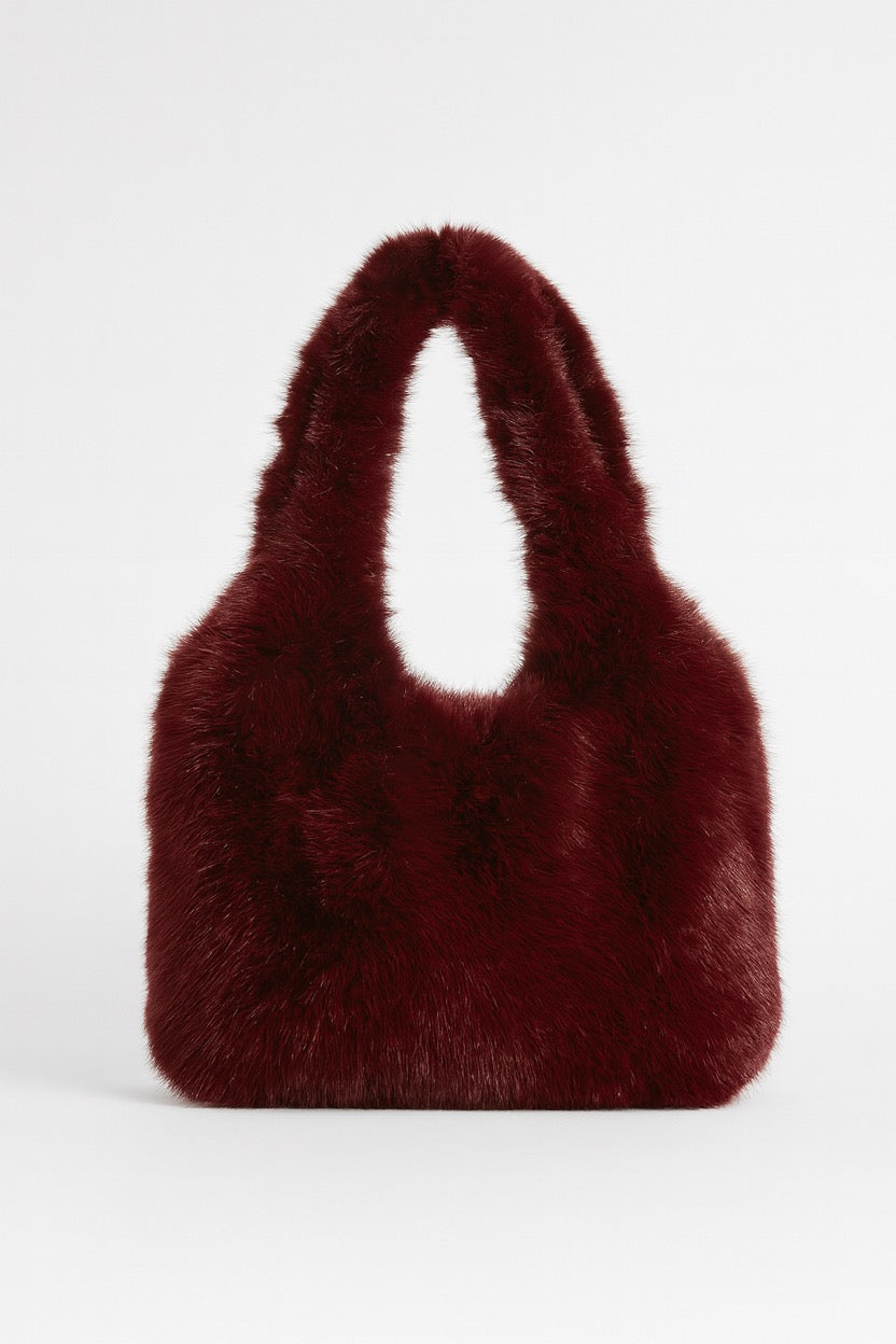 💥 BOLSO PELITO BURDEOS — CHONI FINA CERTIFICADA 💥