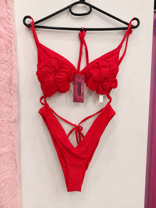 Bikini Flores 3D