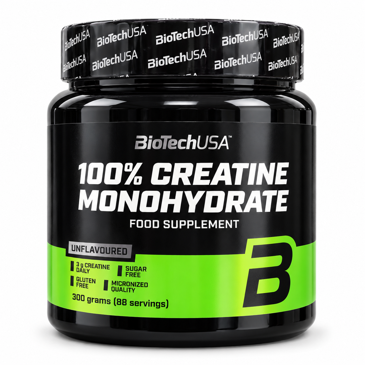 BioTechUSA 100% Creatine Monohydrate sin sabor 300 g