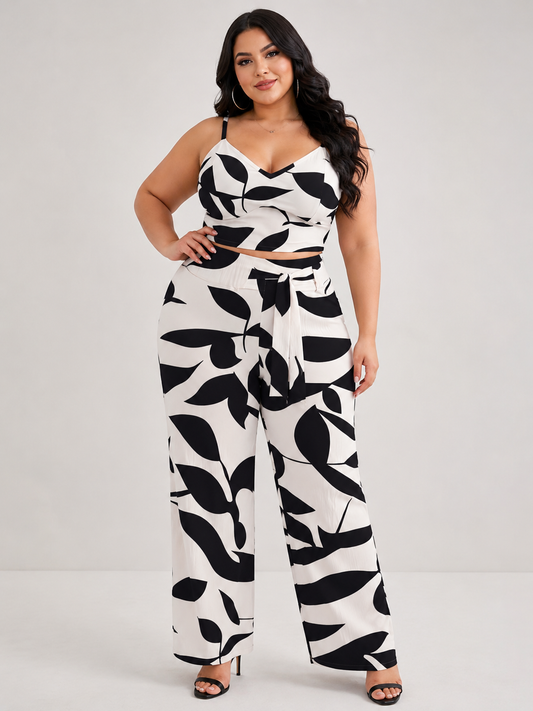 Conjunto “Black Leaf Diva”