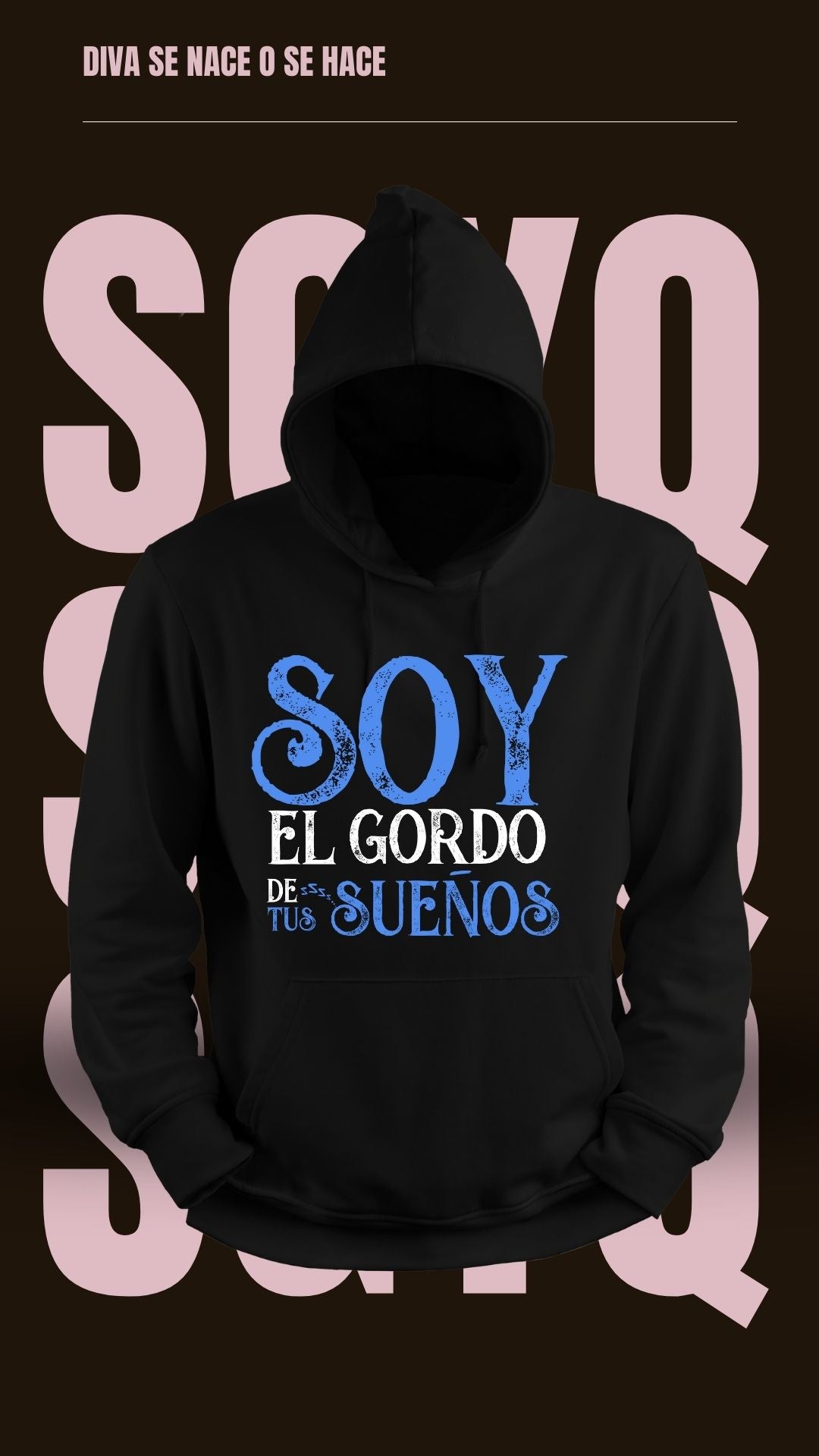 SUDADERA SOY GORDO Y QUE