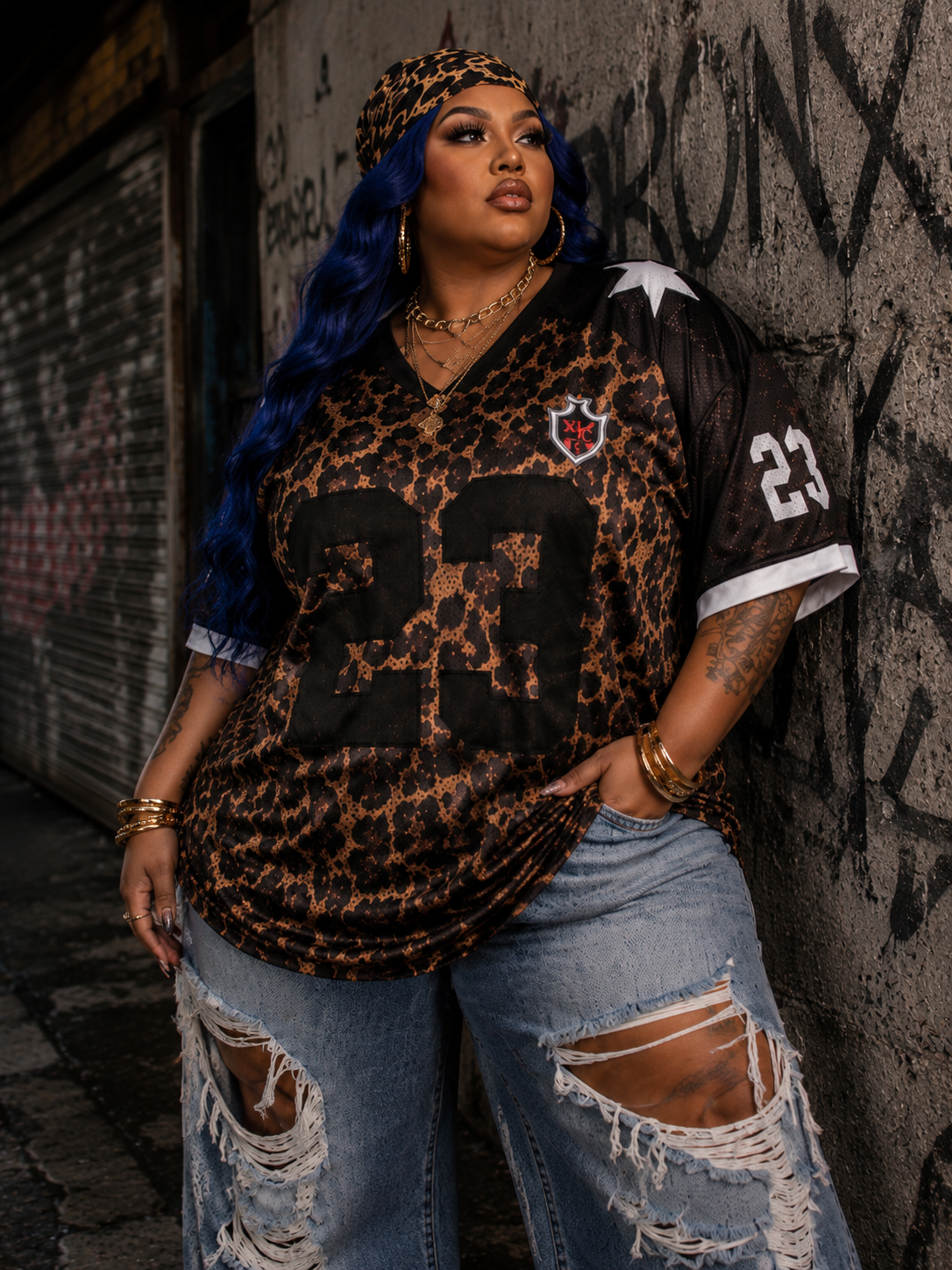 Camiseta Oversize Leopard 23