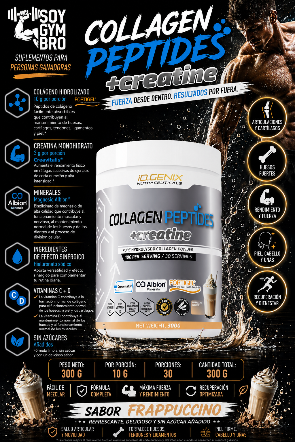 COLLAGEN PEPTIDES + CREATINE