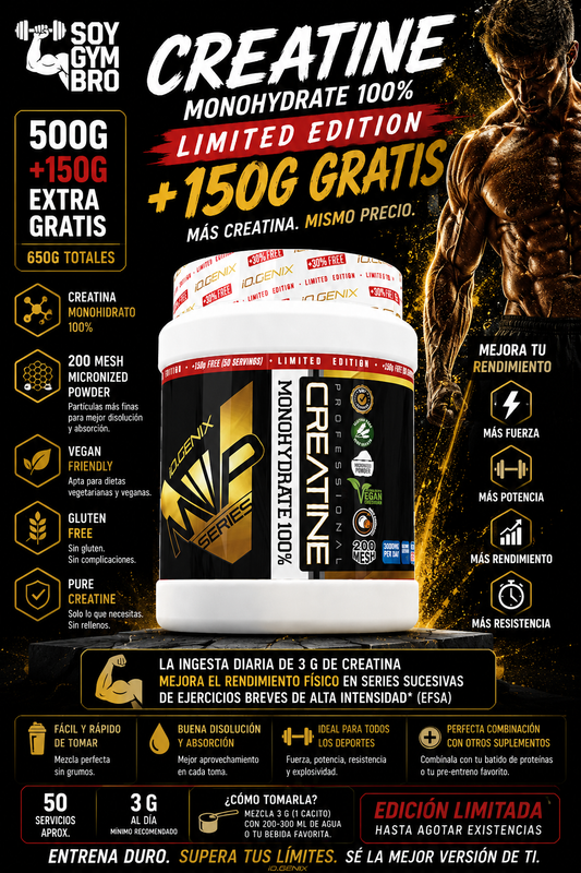 CREATINE MICRONIZED 650G LIMITED EDITION
