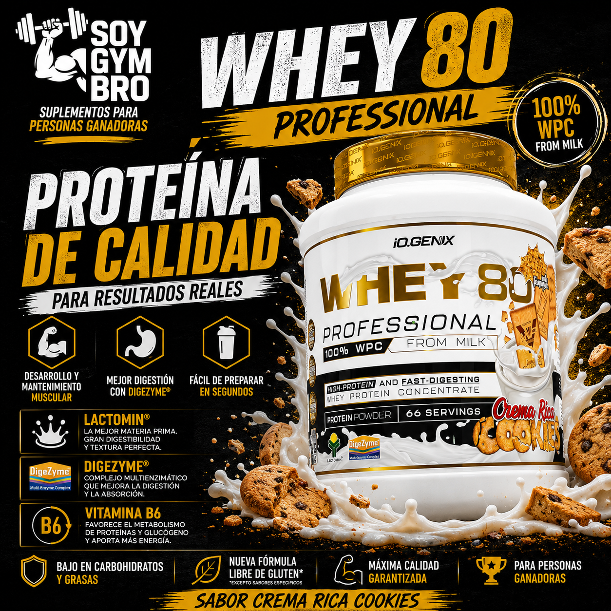 WHEY 80 PROFESSIONAL 2 KG