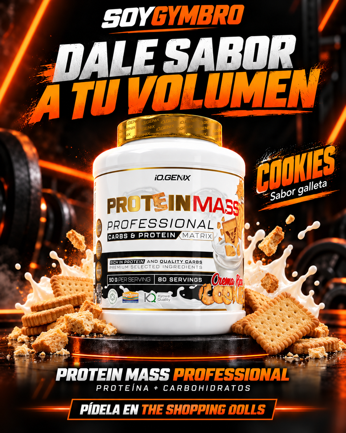 PROTEIN MASS PROFESSIONAL | iO.GENIX | Carbs & Protein Matrix