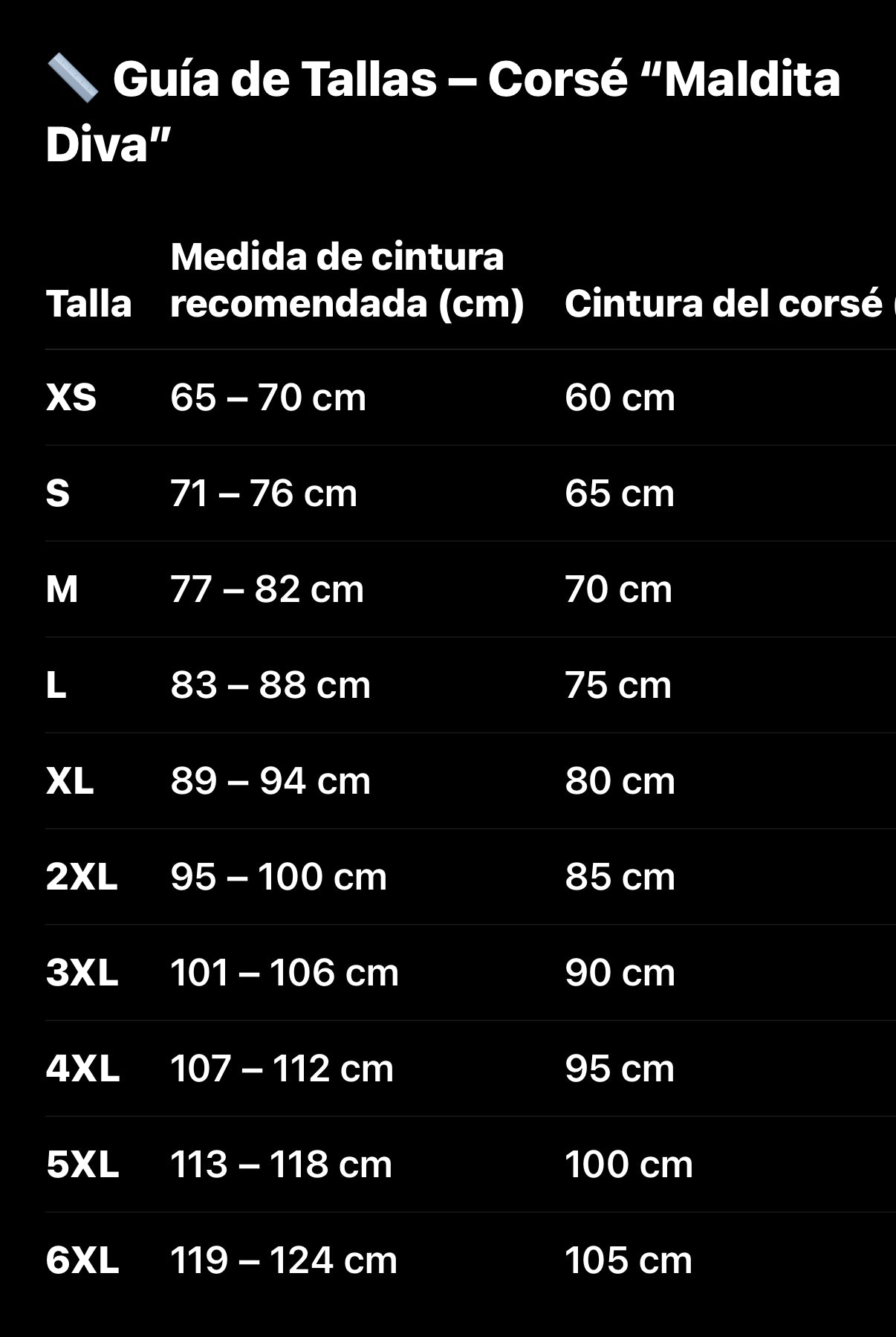 Corsé “Maldita Diva” – 25 varillas + látex premium