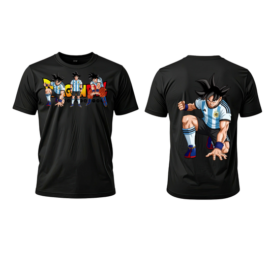 CAMISETA GOKU EN EL MUNDIAL