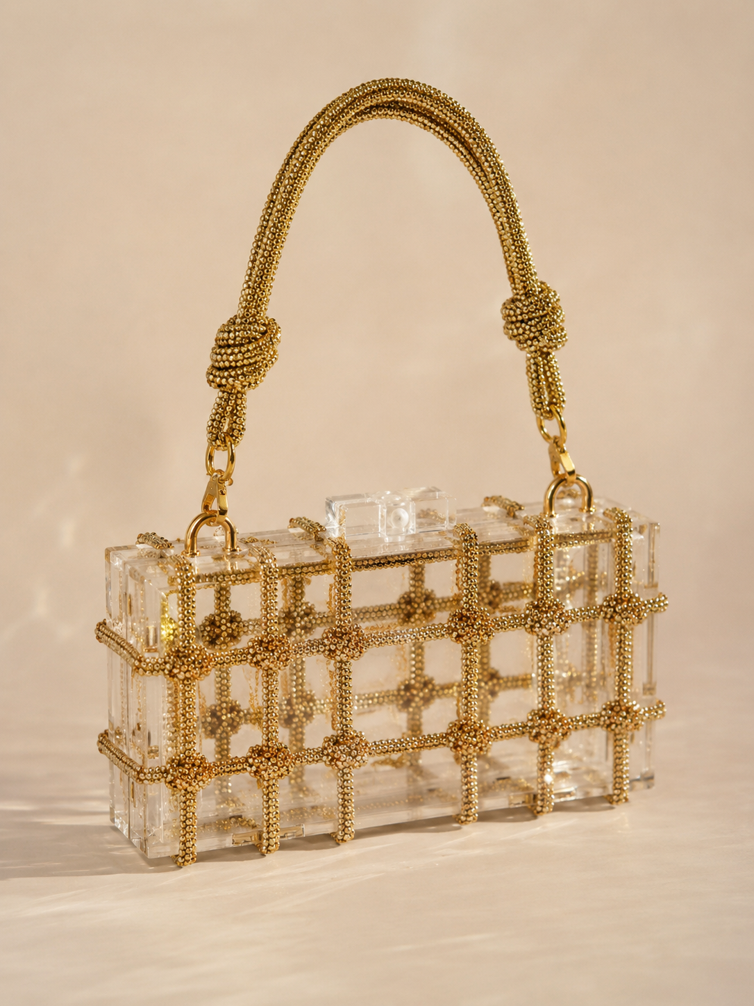 Bolso Crystal Gold