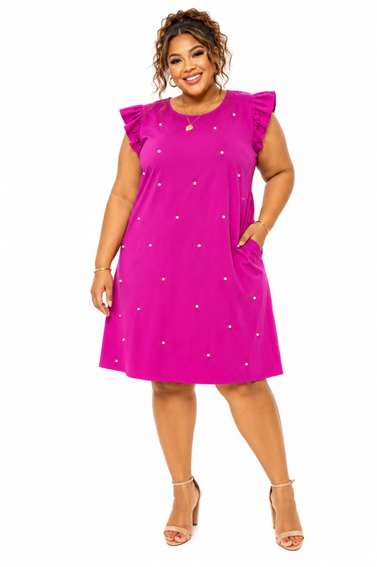 VESTIDO “FUCSIA DE ALTO IMPACTO” 💖✨