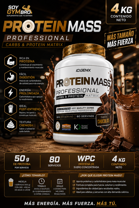 PROTEIN MASS PROFESSIONAL | iO.GENIX | Carbs & Protein Matrix