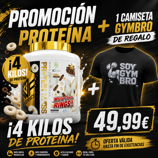 PROMO! PROTEIN MASS WHITE CHOCO RINGS 4 KG