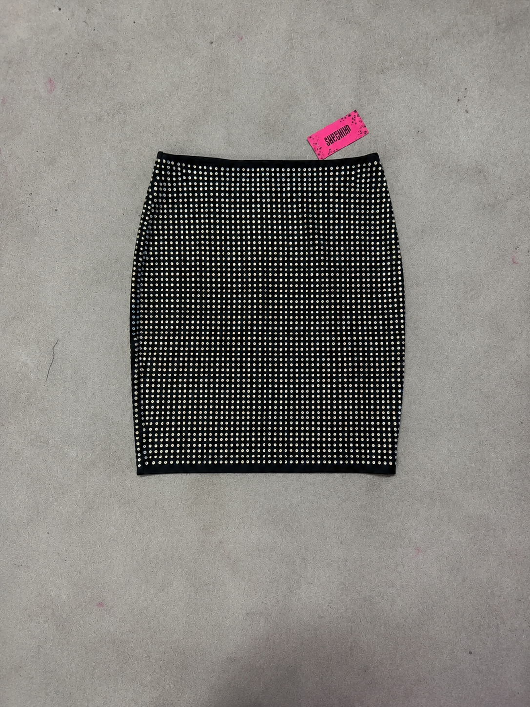 Falda de Licra con Diamantes XL