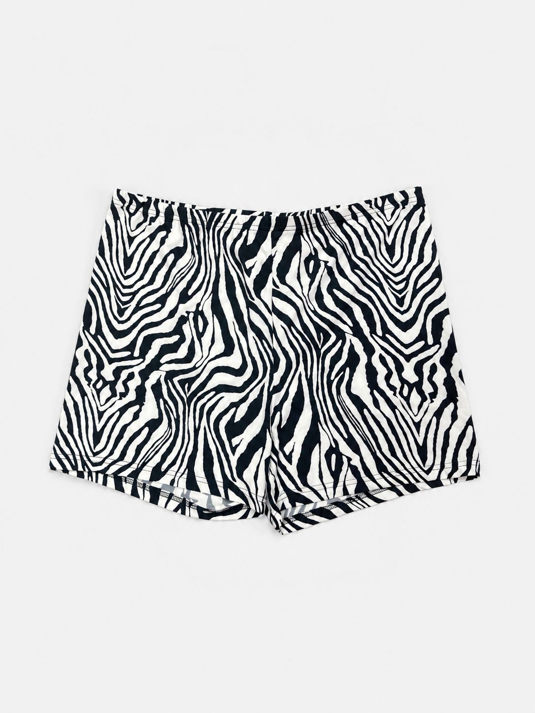 Pantalón Corto Estampado Cebra XL