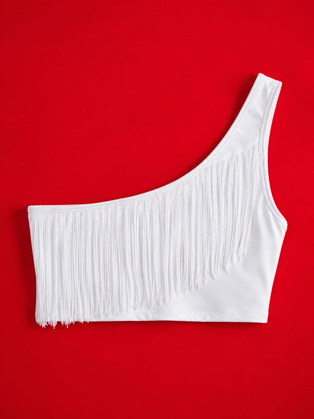 🤍 Top Blanco de Flecos XL 🤍
