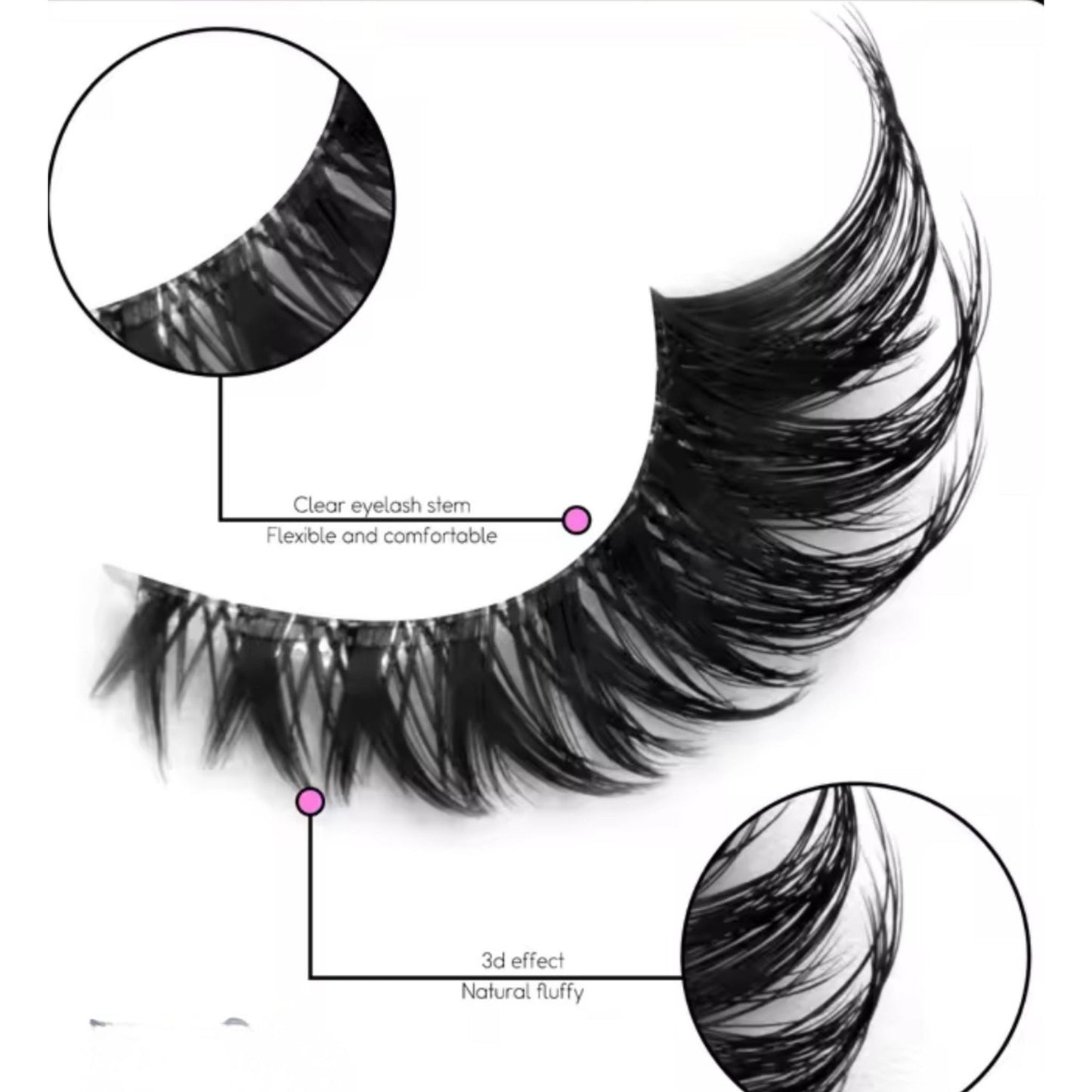 Pestañas de Ojo de Gato / Ojo de Zorro – Pack de 5 pares