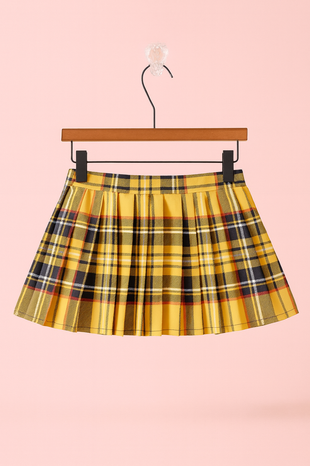 Falda Mini “Baby One More Time” — Rosa Candy / Amarillo Honey