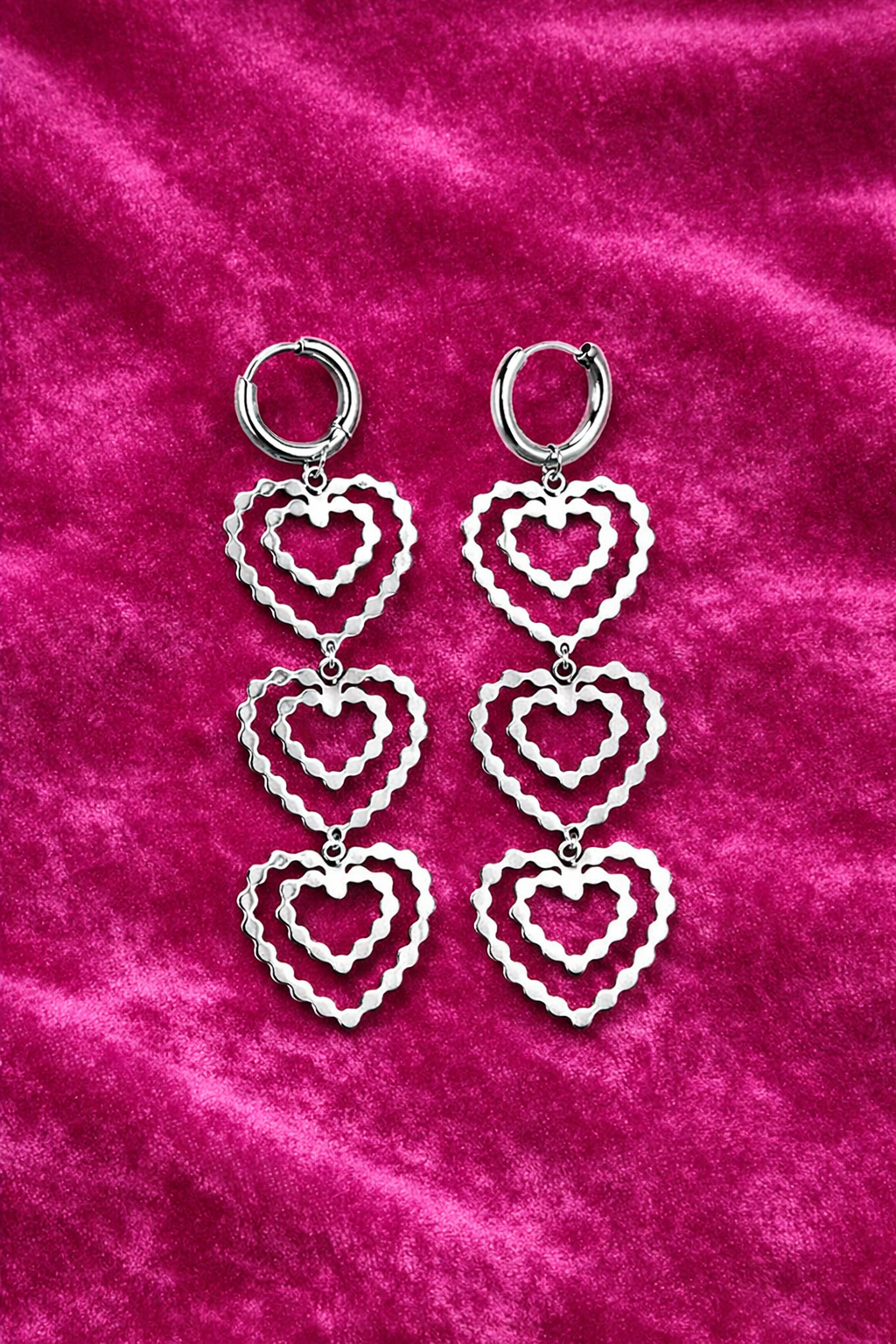 Pendientes “Corazón Choni” (Acero Inoxidable)