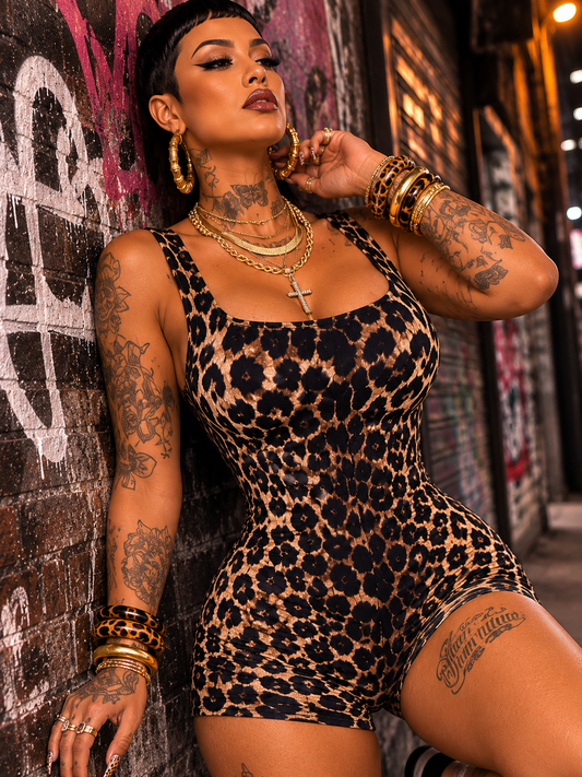 Mono Corto Leopardo