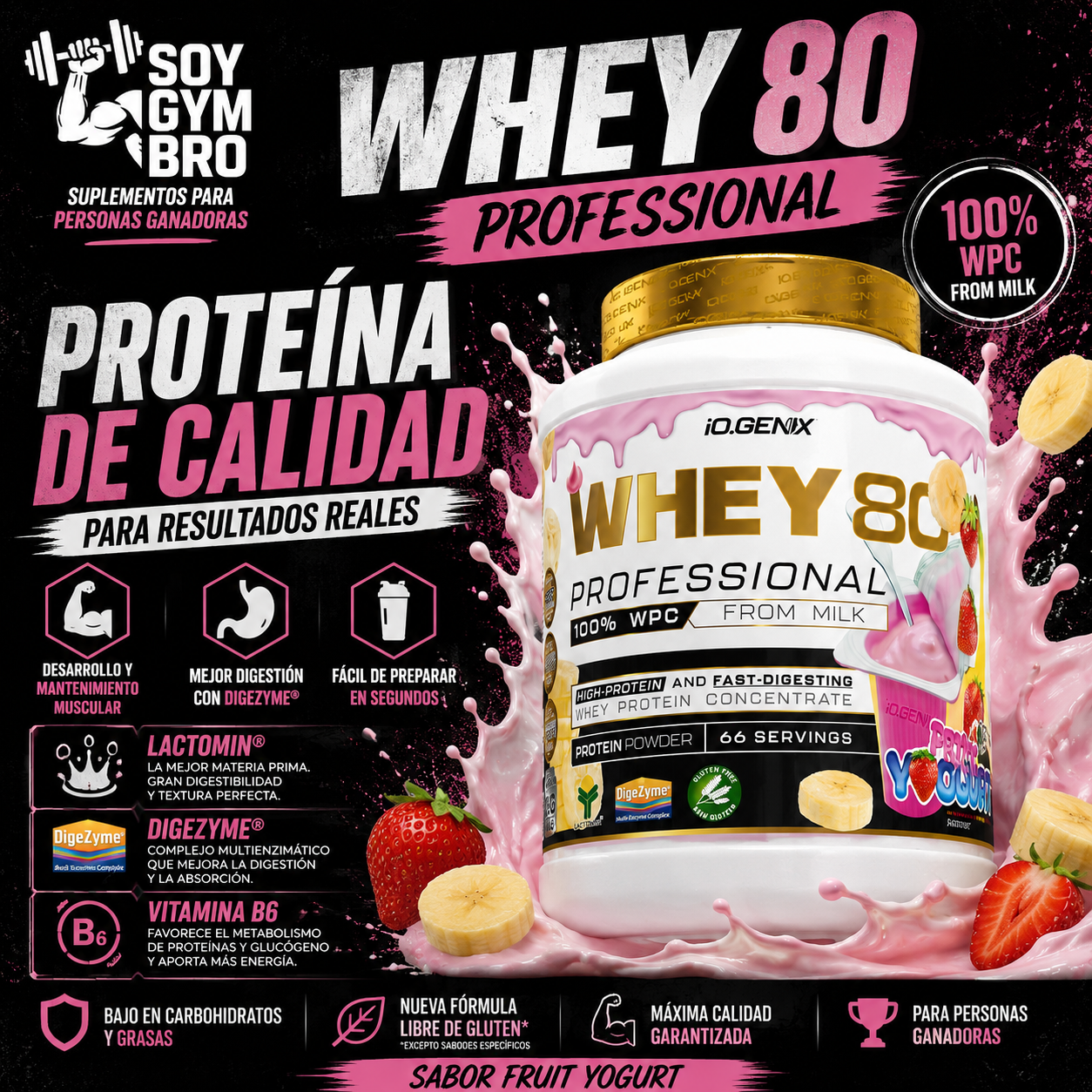 WHEY 80 PROFESSIONAL 2 KG