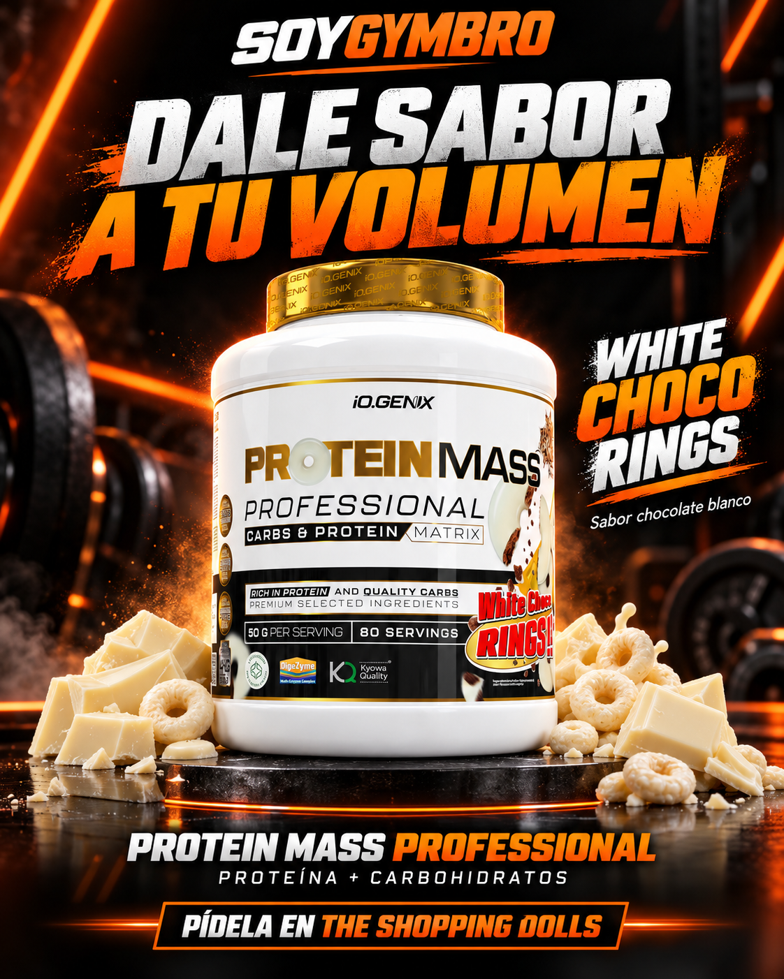 PROTEIN MASS PROFESSIONAL | iO.GENIX | Carbs & Protein Matrix