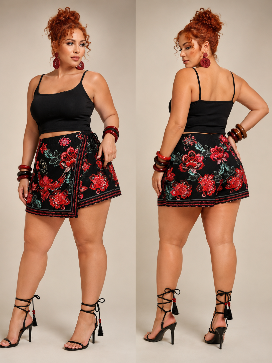 Falda Pantalón Floral