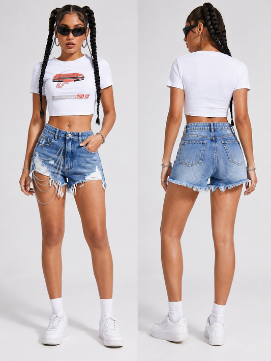 SHORT VAQUERO ENCADENADA ⛓️