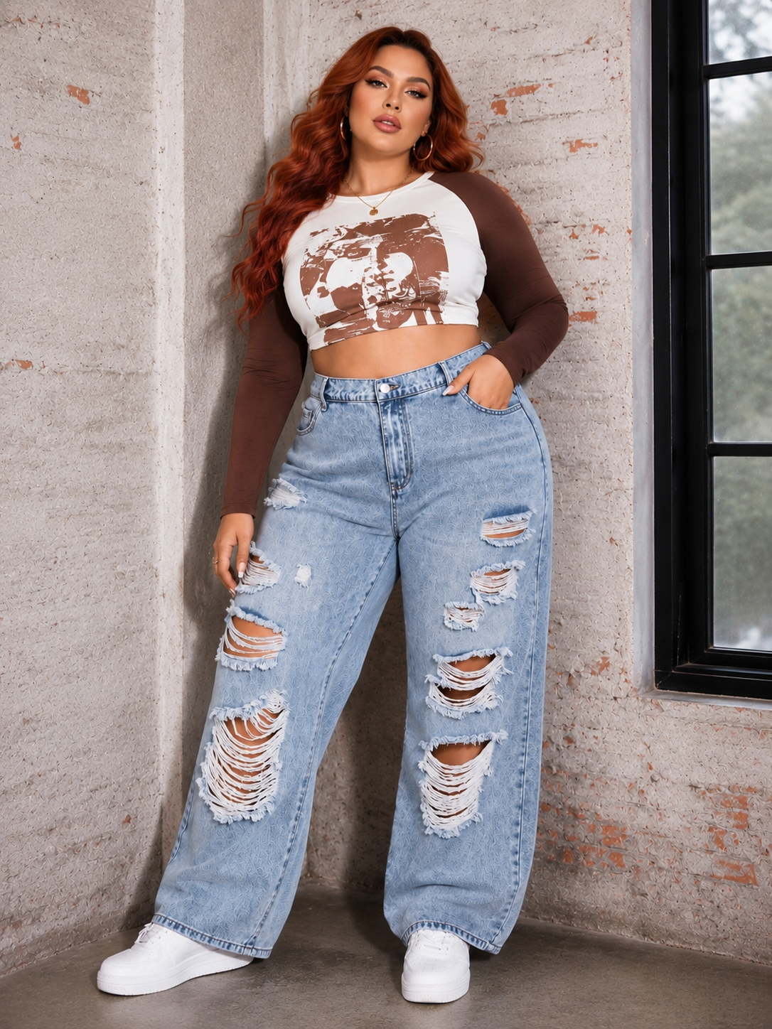 Vaquero Wide Leg Destroyed “Diva Problem” 💅🔥