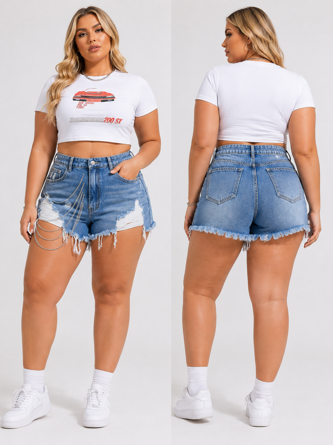 SHORT VAQUERO ENCADENADA ⛓️