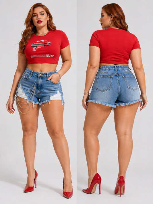 SHORT VAQUERO ENCADENADA ⛓️