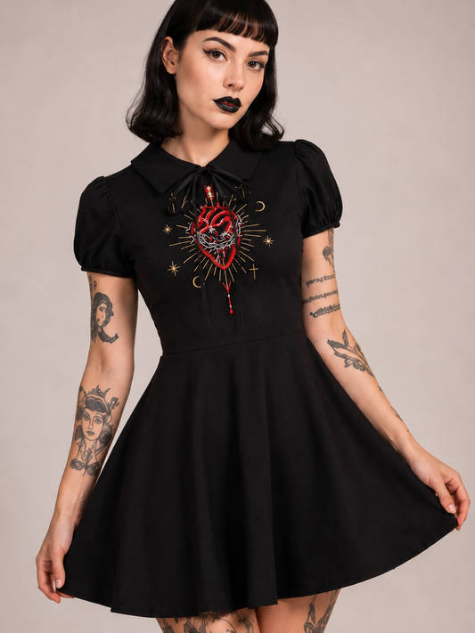Vestido Bordado Corazón