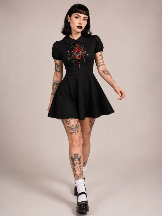 Vestido Bordado Corazón
