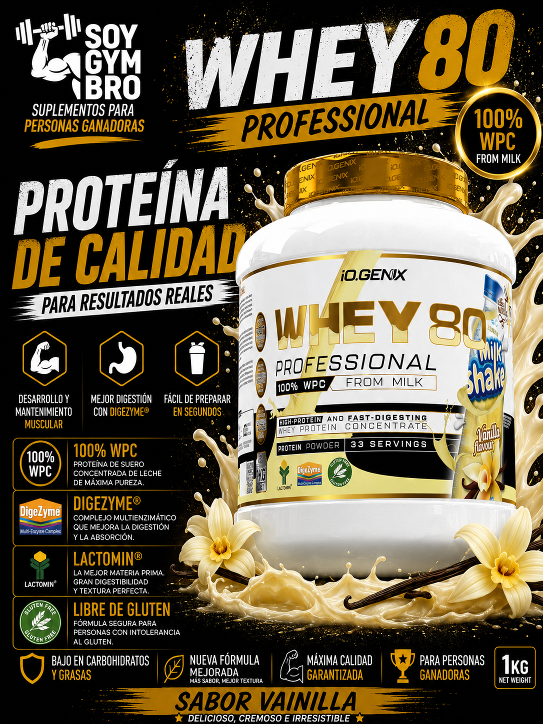 WHEY 80 PROFESSIONAL 2 KG