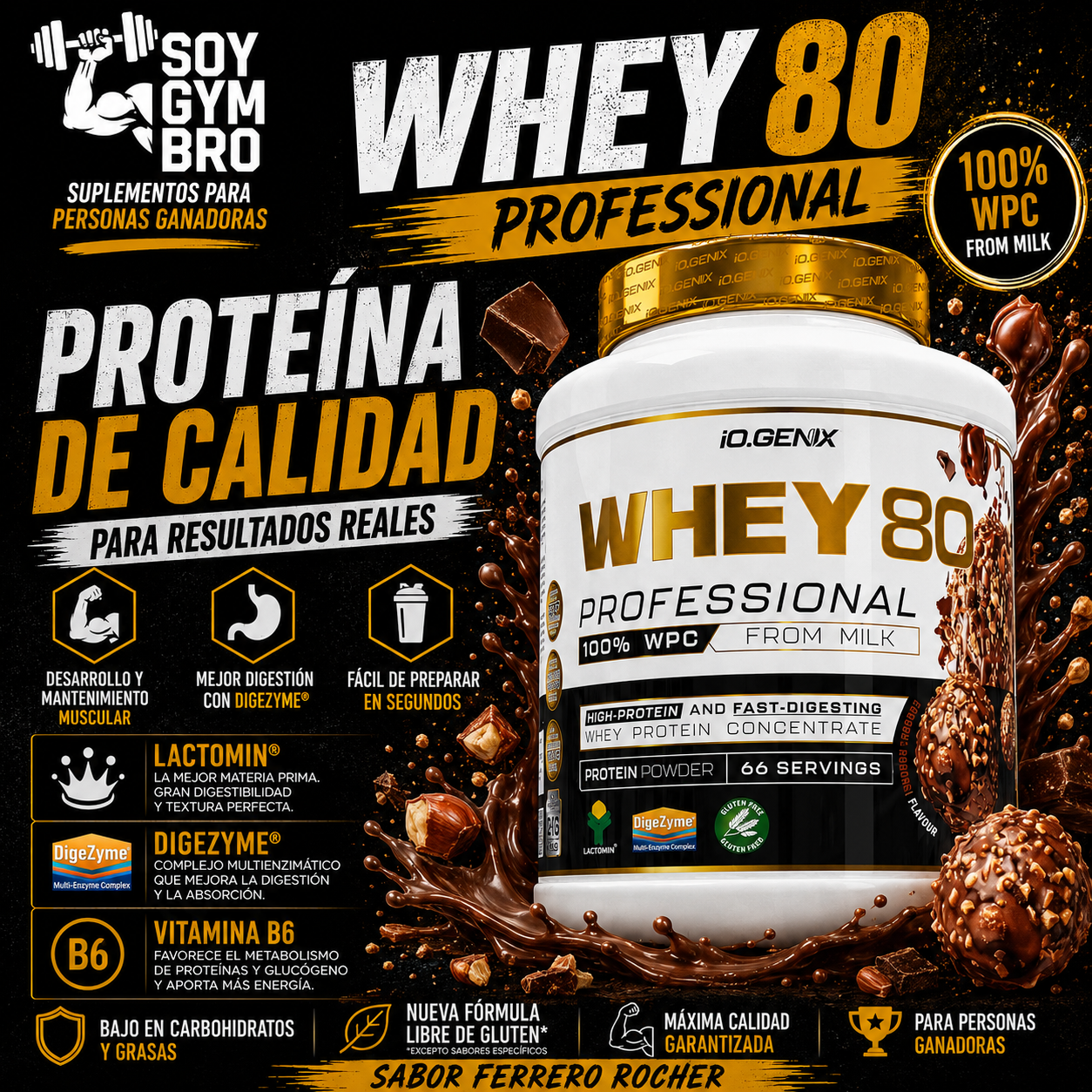 WHEY 80 PROFESSIONAL 2 KG