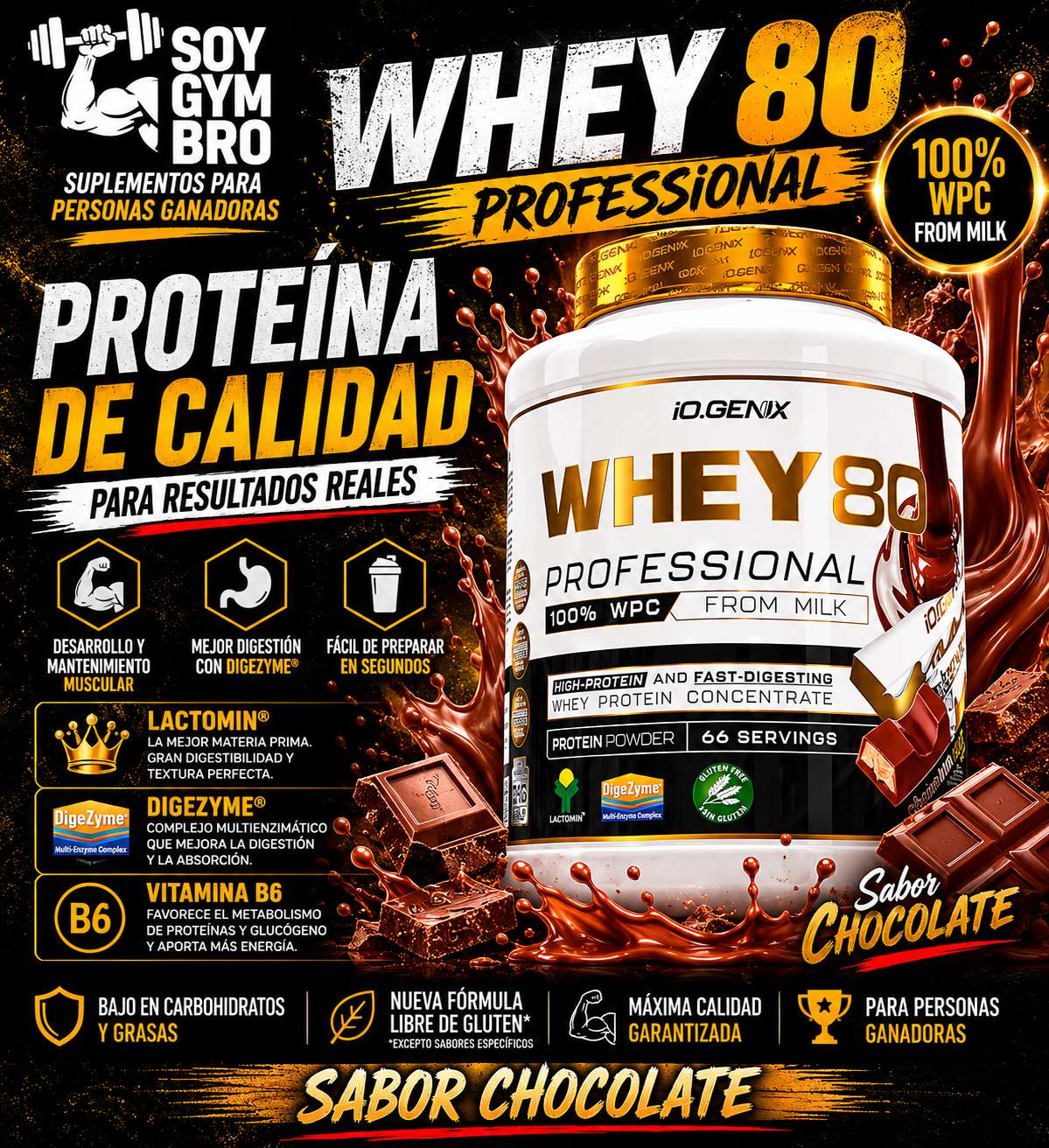 WHEY 80 PROFESSIONAL 2 KG