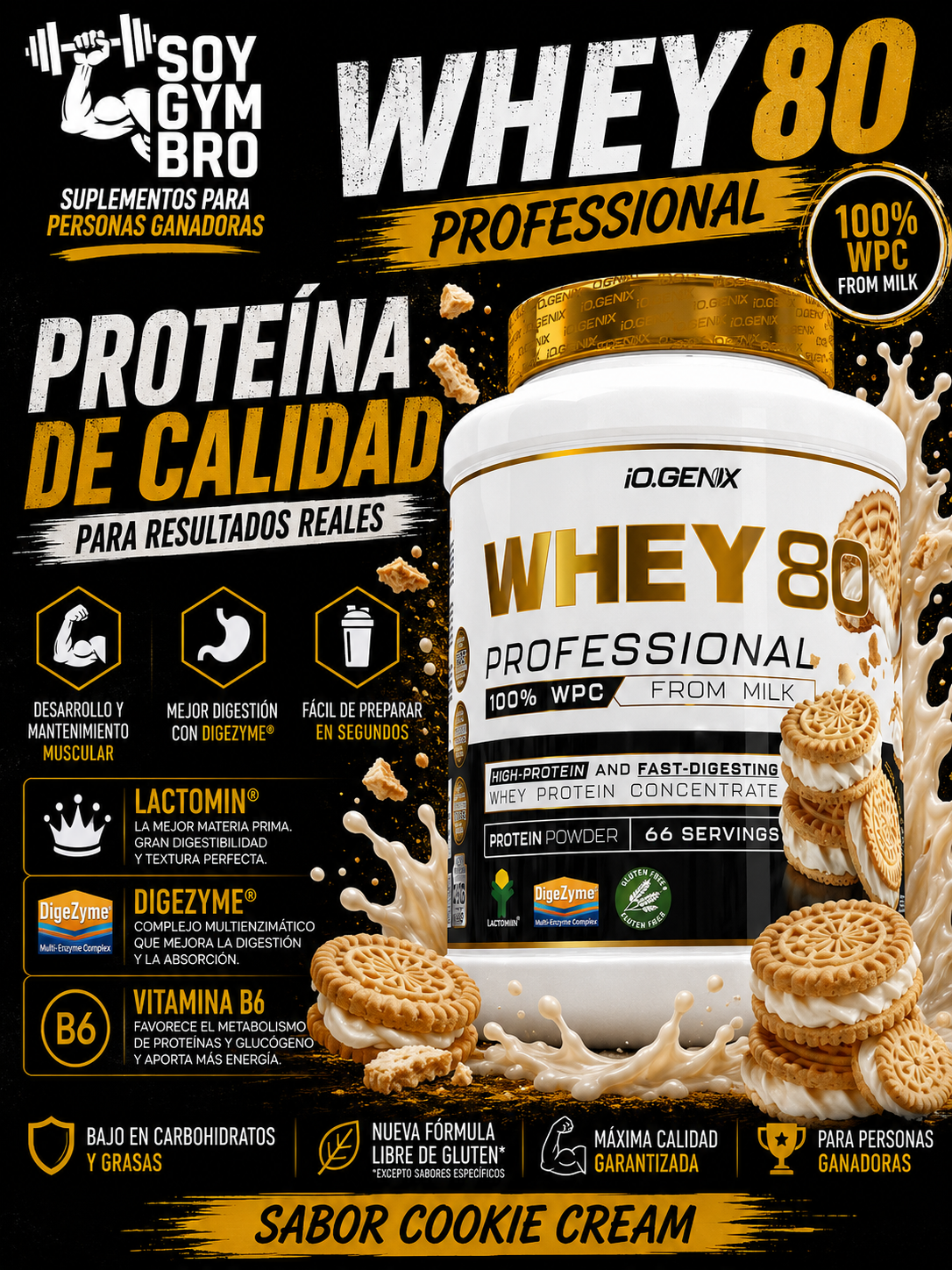 WHEY 80 PROFESSIONAL 2 KG