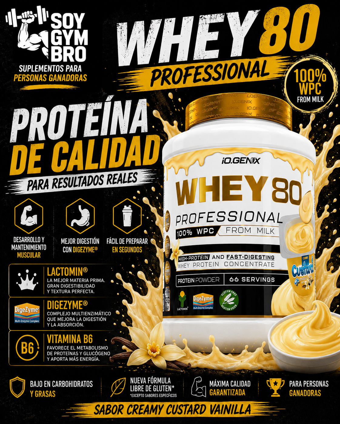 WHEY 80 PROFESSIONAL 2 KG