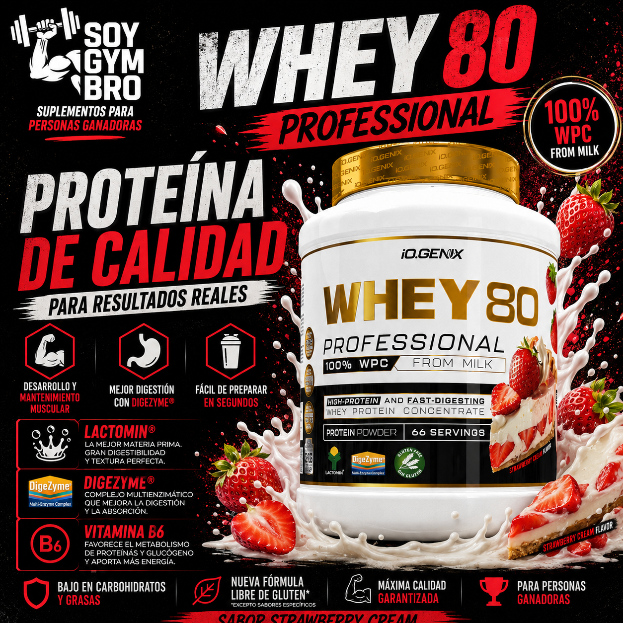 WHEY 80 PROFESSIONAL 2 KG