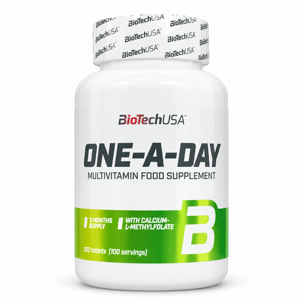 BioTechUSA One-A-Day multivitamínico, bote de 100 comprimidos