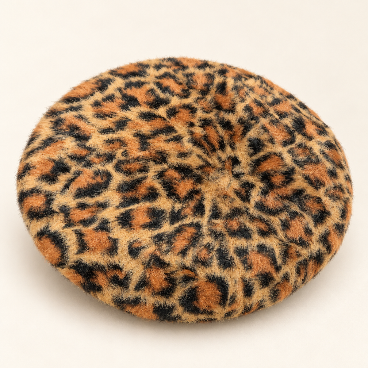 Boina Wild Chic de leopardo