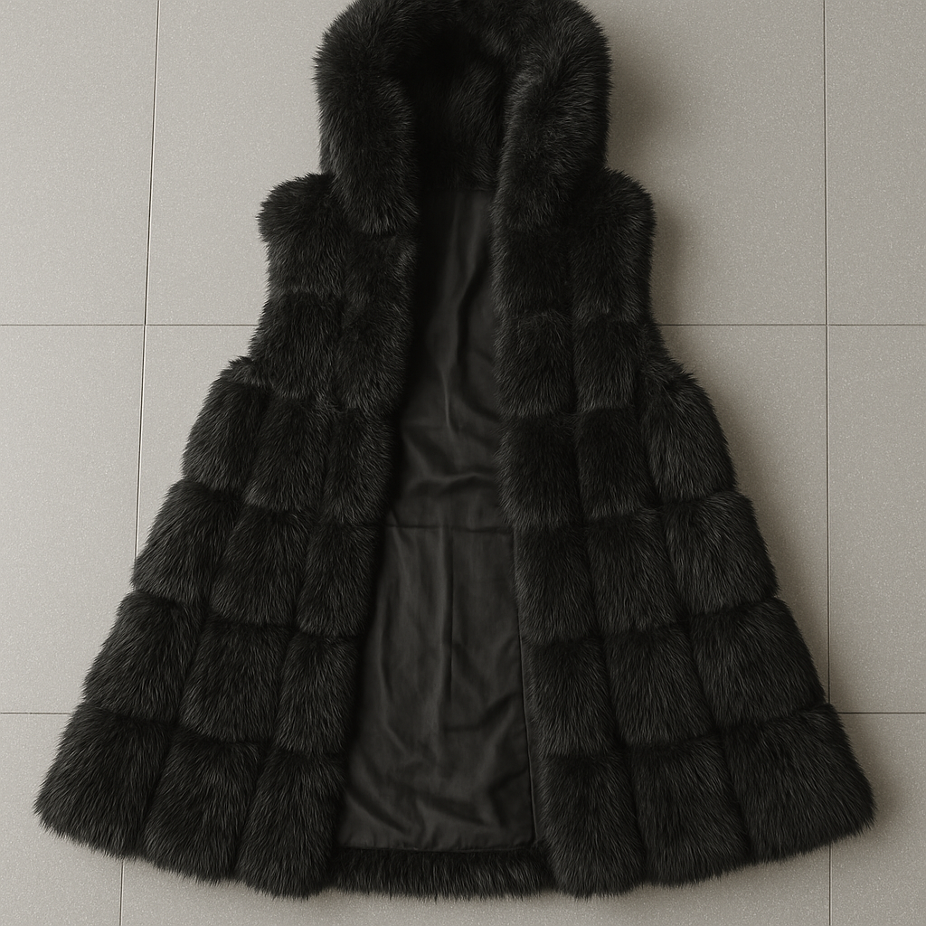 Chaleco de Pelito con Capucha “Diva Winter”