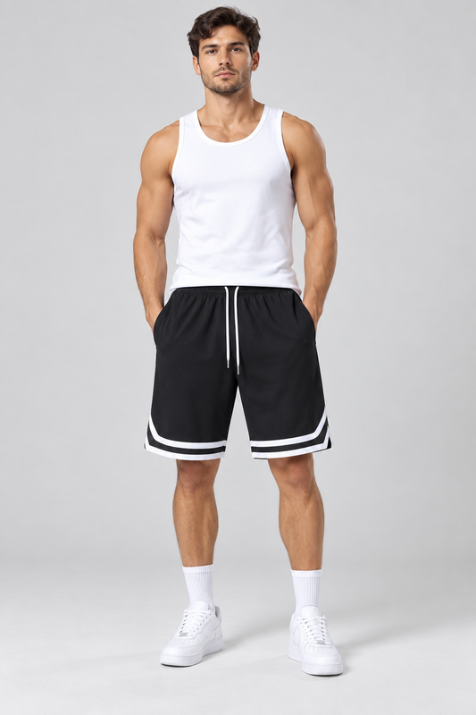 Pantalón corto negro, vista frontal