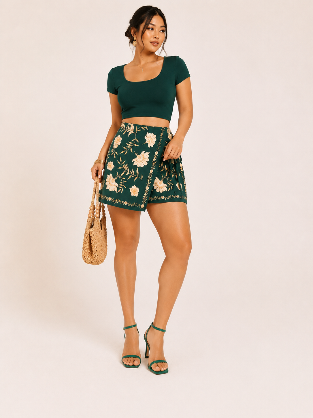 Falda Pantalón Floral