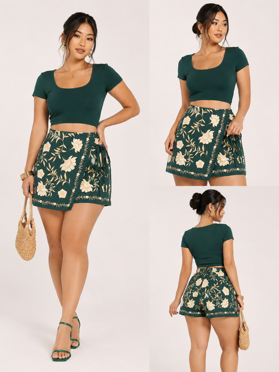 Falda Pantalón Floral