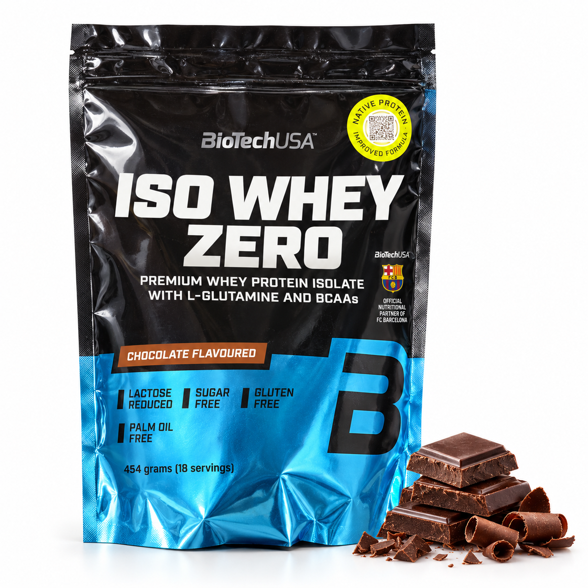 ISO Whey Zero BioTechUSA Chocolate 454 g