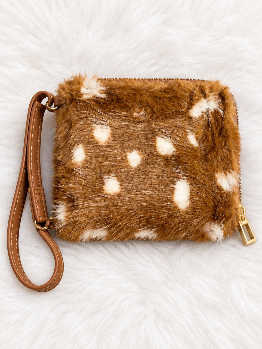 Monedero Bambi Chic sobre pelito blanco