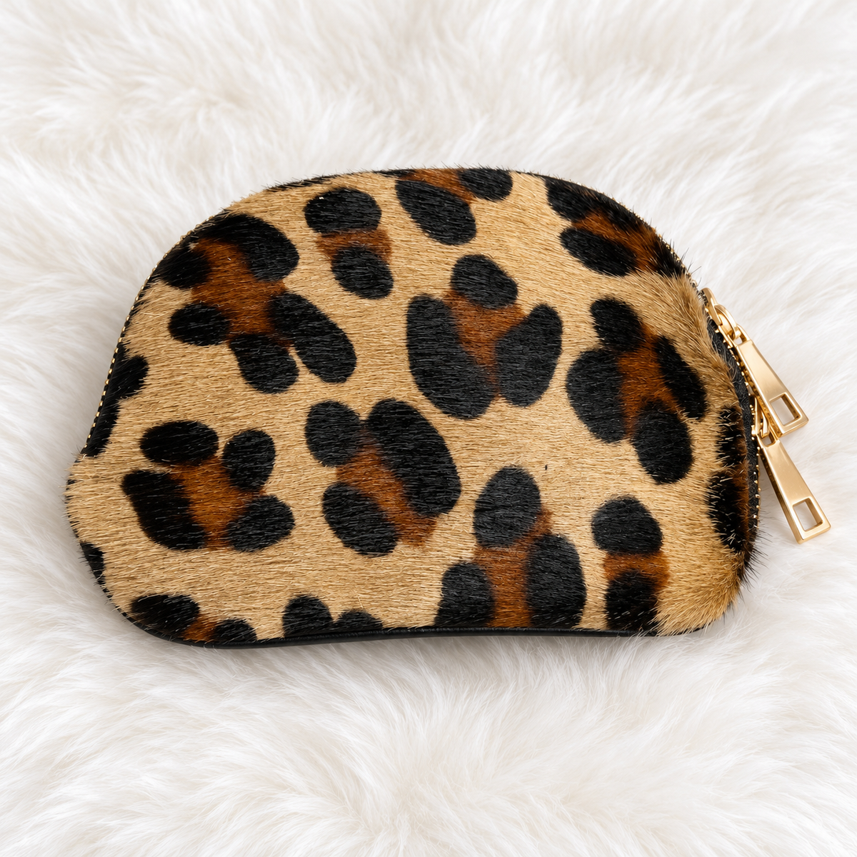 Monedero Golden Leopard — Vista frontal